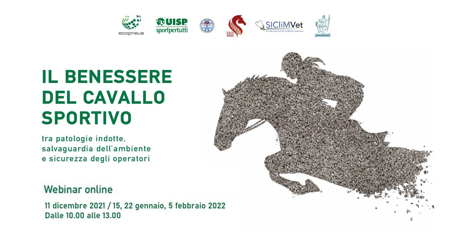 Webinar benessere cavallo sportivo 2021-2022